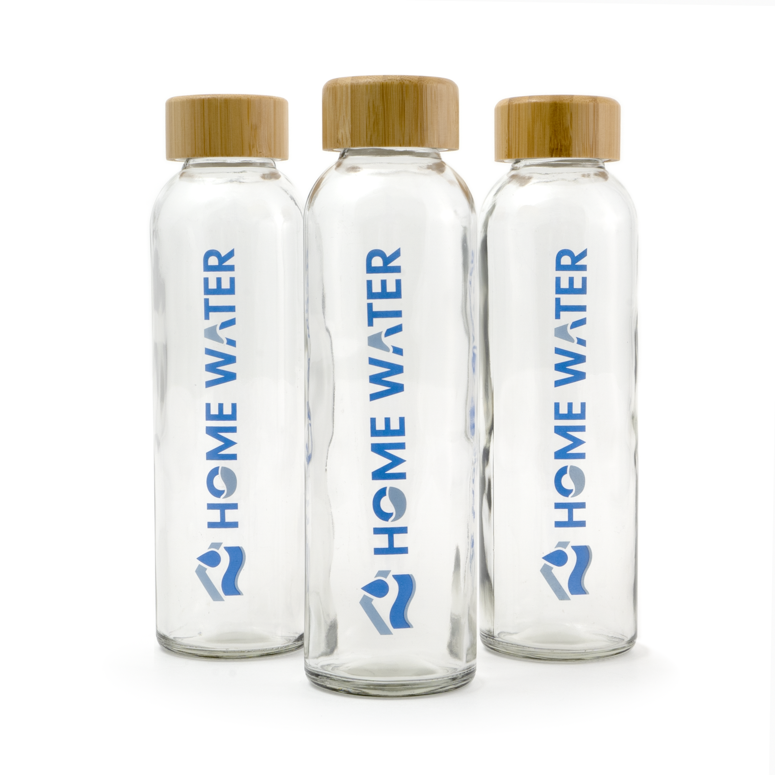 HomeWater Glass Bottle Pack (Set of 4)
