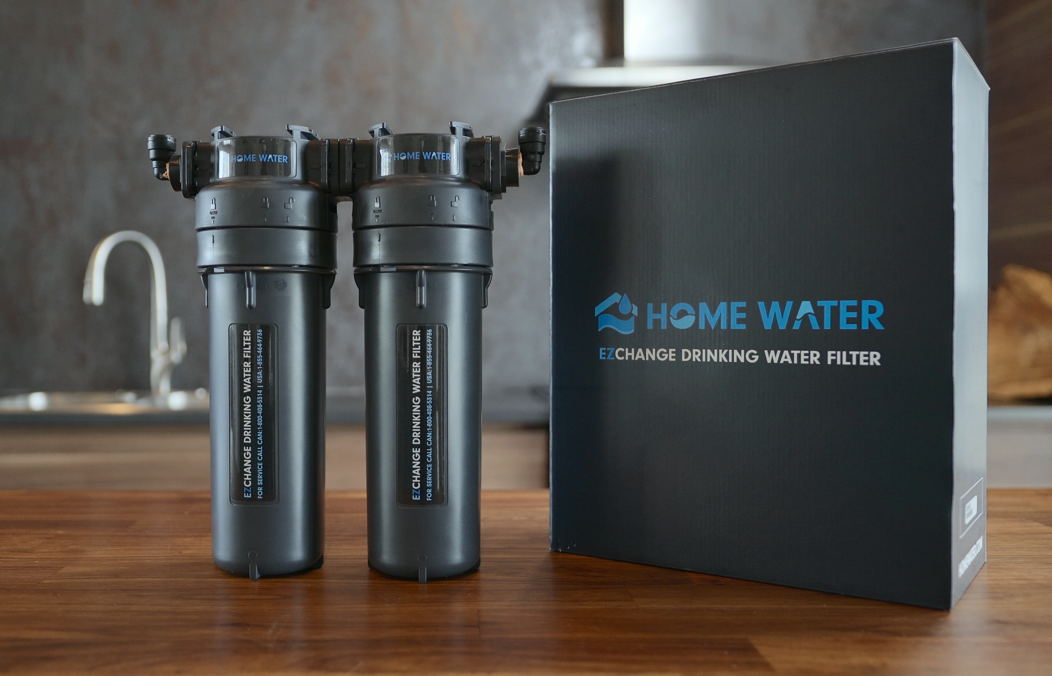 HomeWater EZChange 2-Stage Under Counter Water Filter
