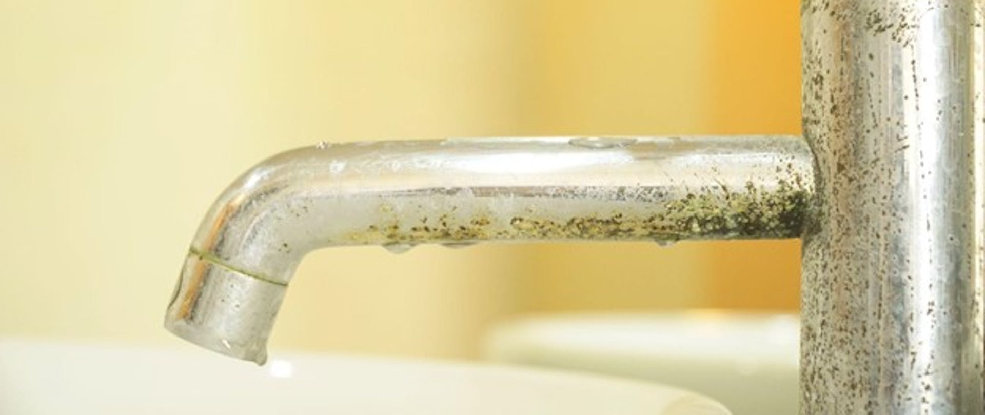 Hard Water Leaky Faucet Calcium Buildup